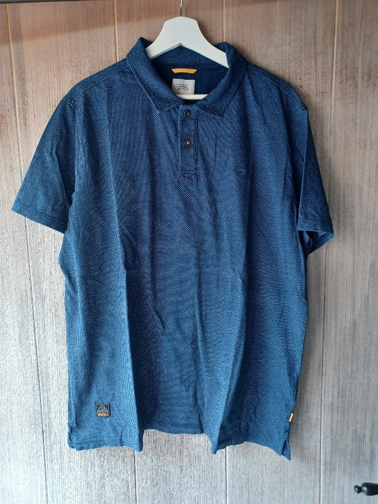 CAMEL ACTIVE BLAUWE  POLO HEREN MAAT XL, Enlèvement ou Envoi, Taille 56/58 (XL), Comme neuf, CAMEL ACTIVE