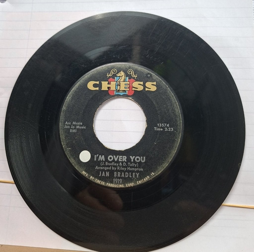 Jan Bradley - I'm Over You * Popcorn Groove *, Enlèvement ou Envoi, 7 inch, Utilisé, Housse de protection extérieure