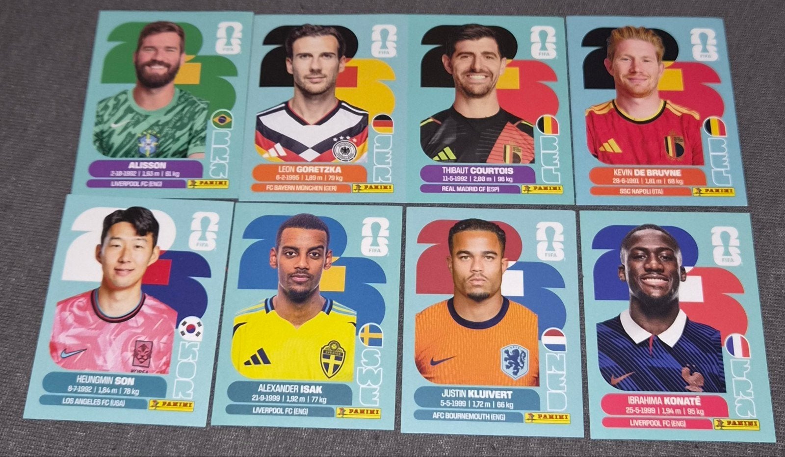 !!Chouette petit lot de 8 stickers !! Panini World Cup 2026, Verzenden, Nieuw, Overige typen