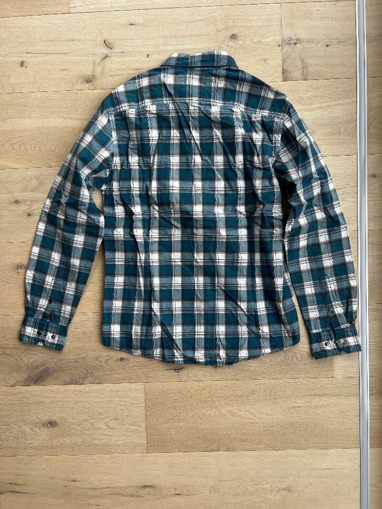 Herenhemd maat M met drukknoppen, Kleding | Heren, Overhemden, Overige kleuren, Esprit, Gedragen, Halswijdte 39/40 (M)