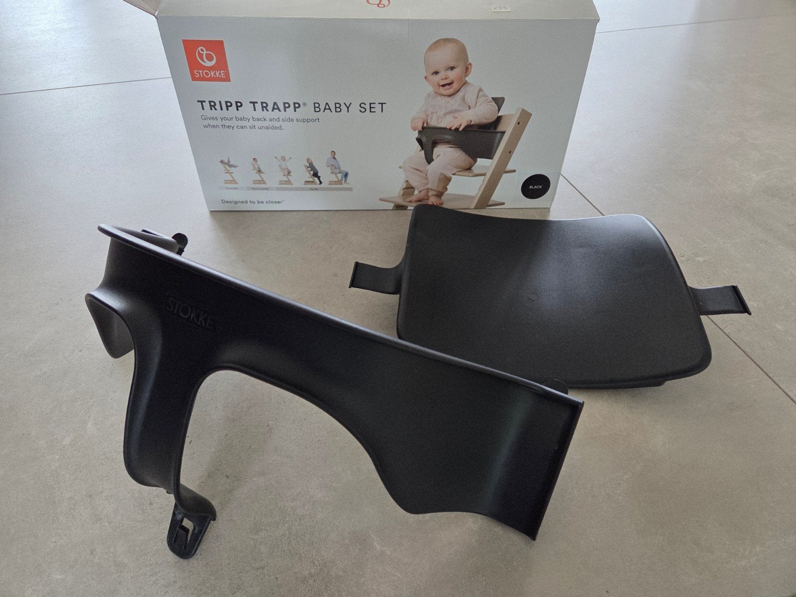 Tripp Trapp Baby set, Enlèvement, Comme neuf, Réducteur de chaise