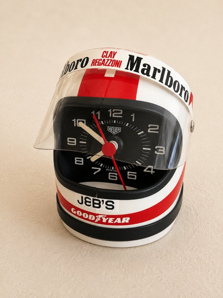 Vintage Heuer klok Clay Regazzoni formule 1 / Marlboro, Enlèvement ou Envoi