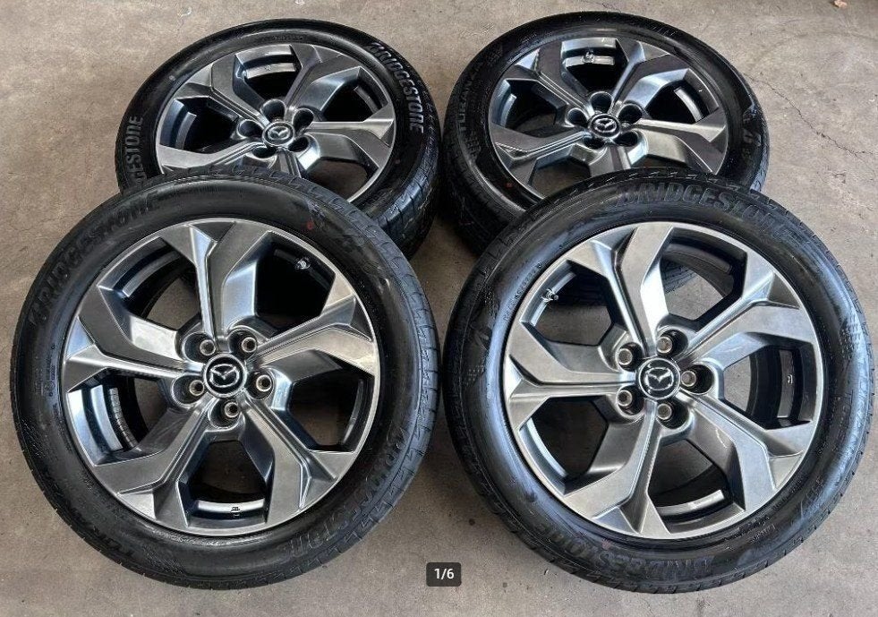 18 inch originele velgen + zomerbanden Mazda MX-30, Autos : Pièces & Accessoires, Pneus et Jantes, -, 18 pouces, Utilisé