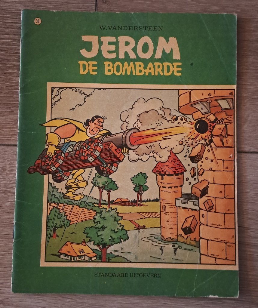 30 - Jerom - De Bombarde, Boeken, Stripverhalen, Gelezen, Willy Vandersteen, Eén stripboek, Ophalen of Verzenden