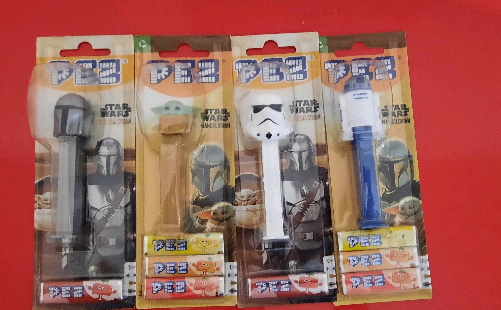 star wars pez collectable mandelorian snoepdispensers, Ophalen, Zo goed als nieuw