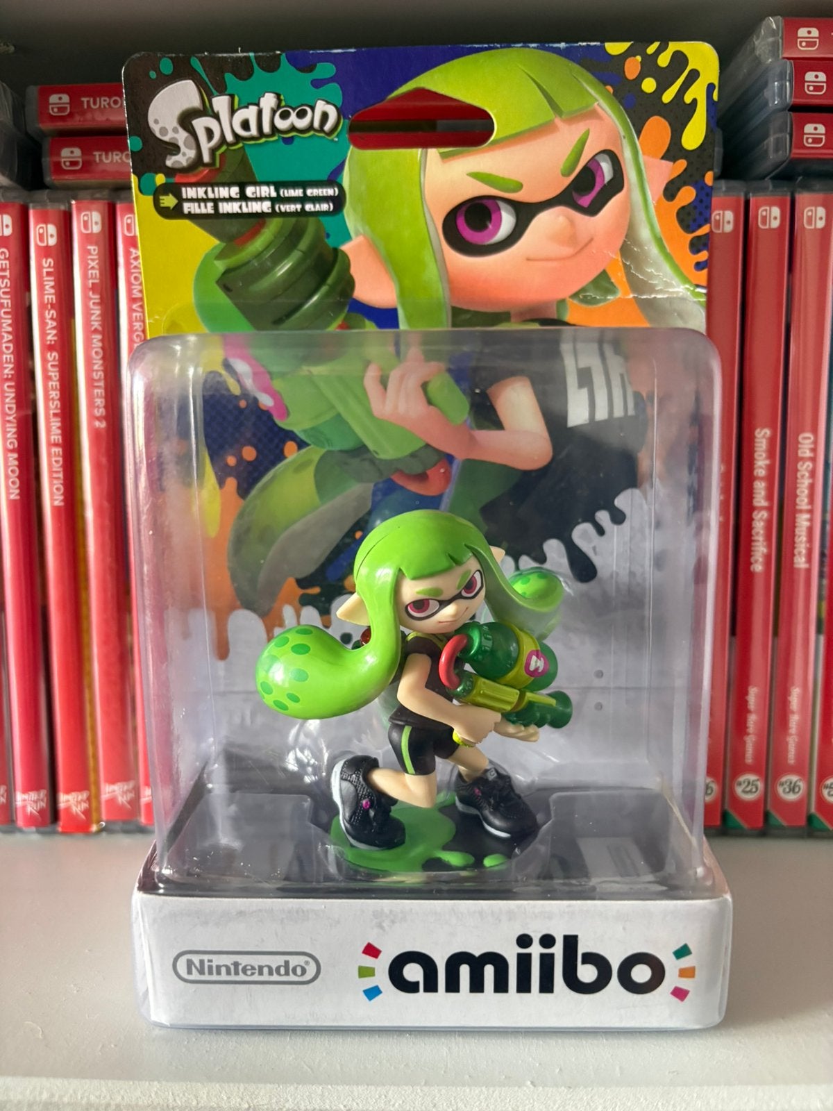 Zeldzame Amiibo Inkling Girl Groen (Splatoon), Games en Spelcomputers, Ophalen, Nieuw