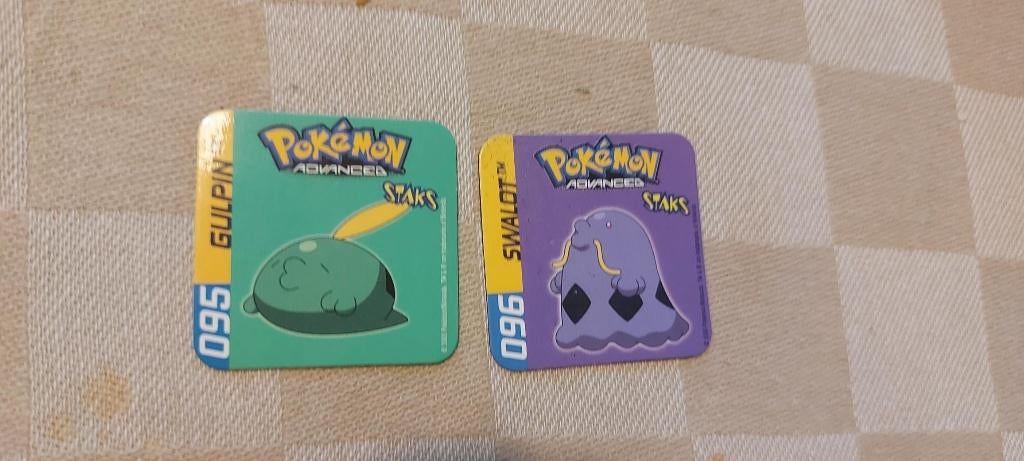 aimants jouets pokemon panini sticks Gulpin Swalot 2003, Enlèvement ou Envoi, Neuf