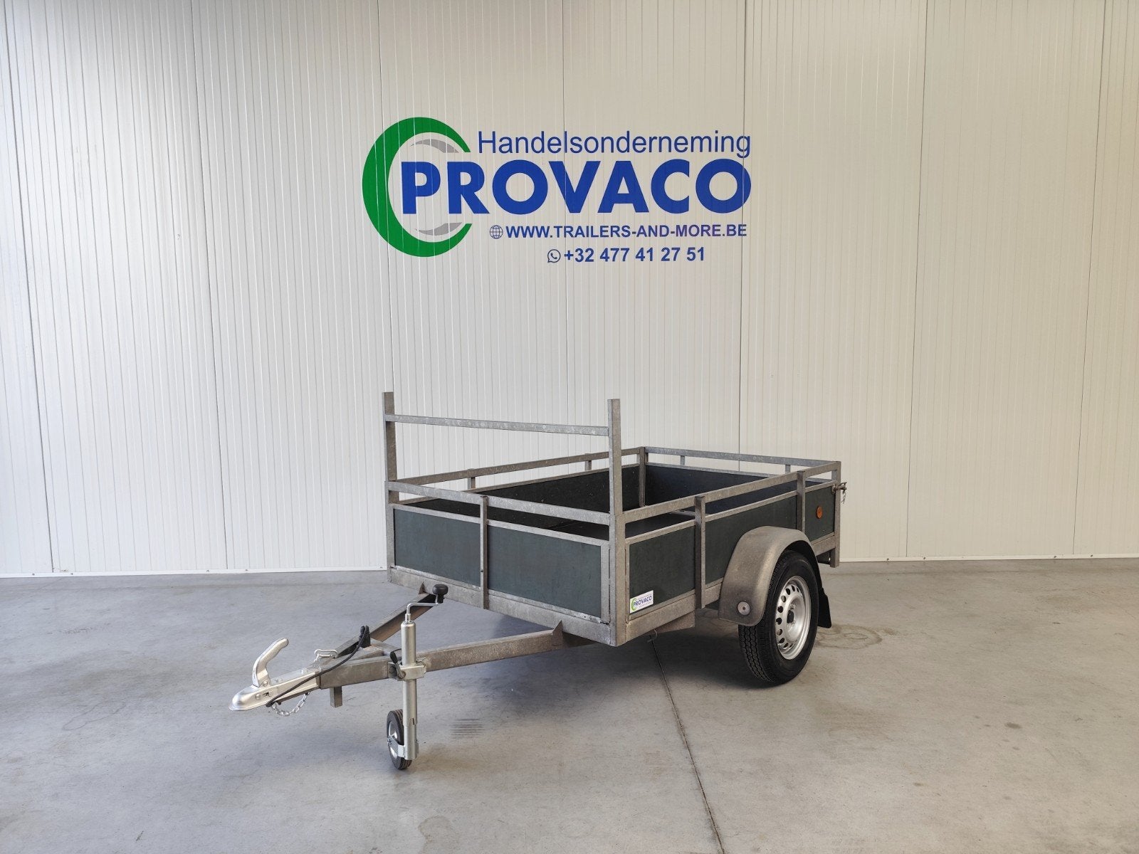 aanhangwagen 750kg•130x200cm•perfecte staat•sterke kwaliteit, Auto diversen, Aanhangwagen-onderdelen, Ophalen