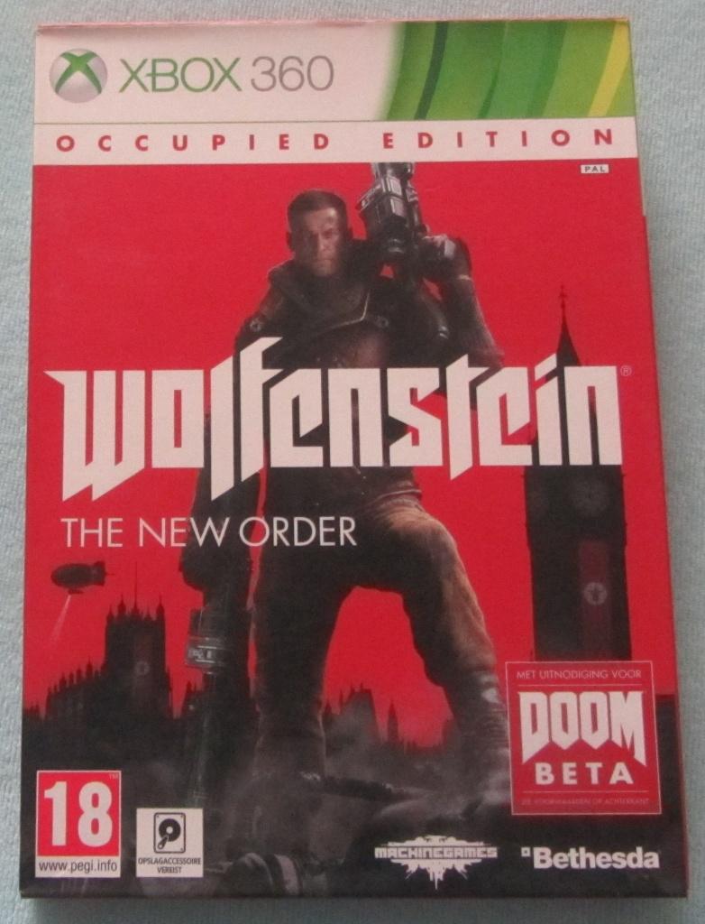 Xbox 360 - Wolfenstein - The New Order - Occupied Edition, Consoles de jeu & Jeux vidéo, Jeux | Xbox One, Enlèvement ou Envoi