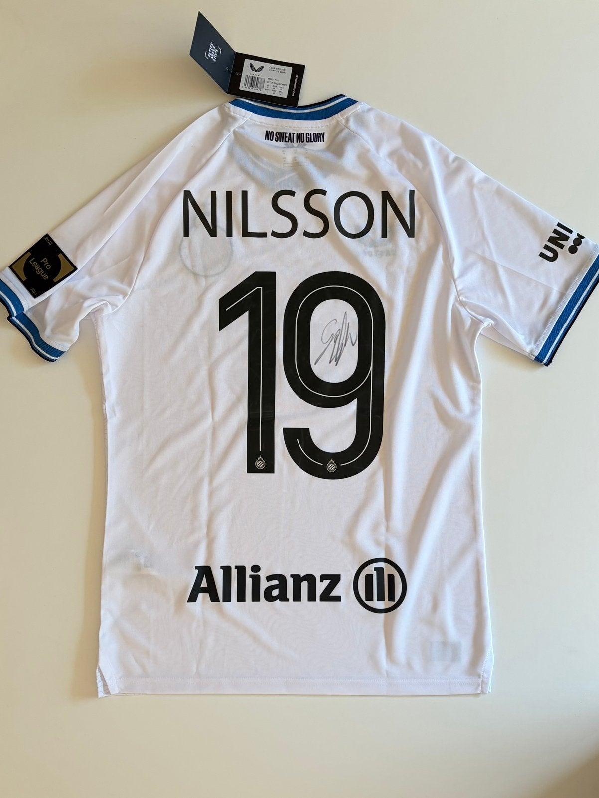Maillot FC Brugge - signé Nilsson, Enlèvement ou Envoi