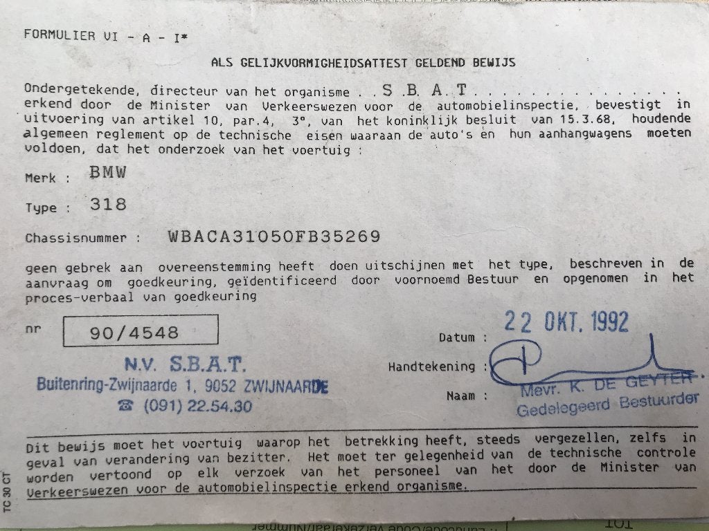 BMW E36 Sedan 318 M pack zonnedak manueel Bj1992 (Project), foto 4