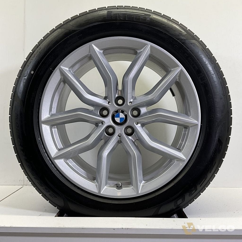 BMW X5 G05 EN X6 G06 SET VELGEN + ZOMERBANDEN 19 INCH ORIG., Auto-onderdelen, 19 inch, Gebruikt, -, 265 mm