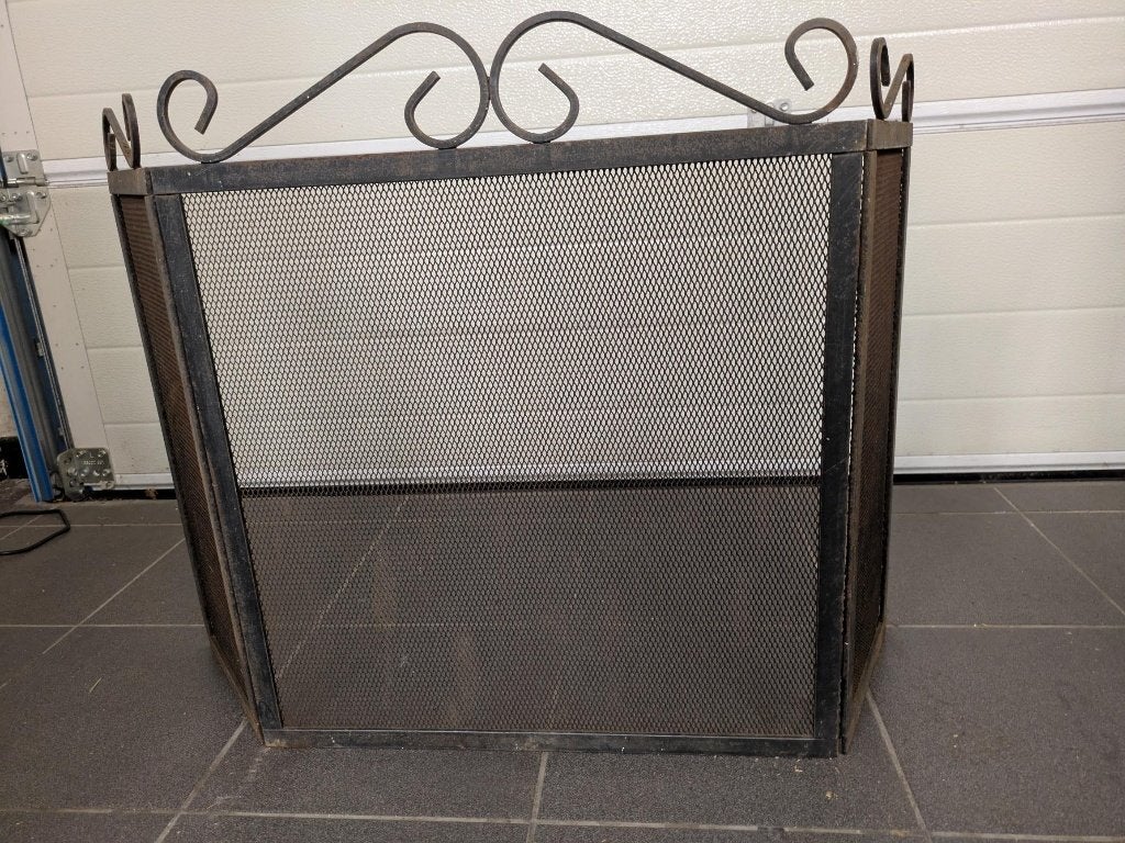 gietijzeren haardscherm, Huis en Inrichting, Haarden, Ophalen, Gebruikt, Vrijstaande haard, Overige soorten