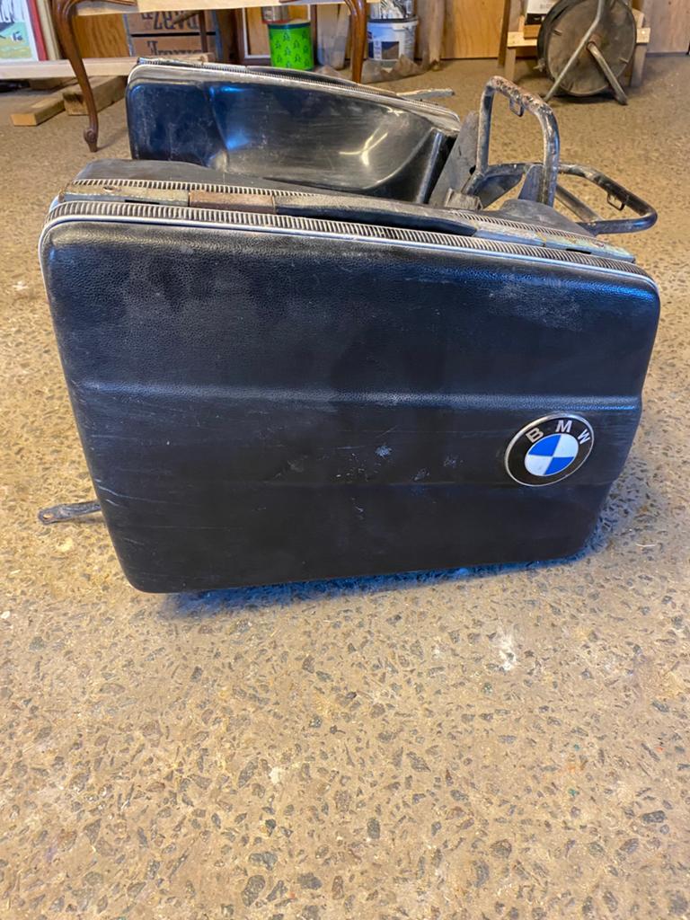 Vintage Bmw jaren 70 - set bagagekoffers “Krauser”, Motoren, Accessoires | Koffers en Tassen, Ophalen, Gebruikt
