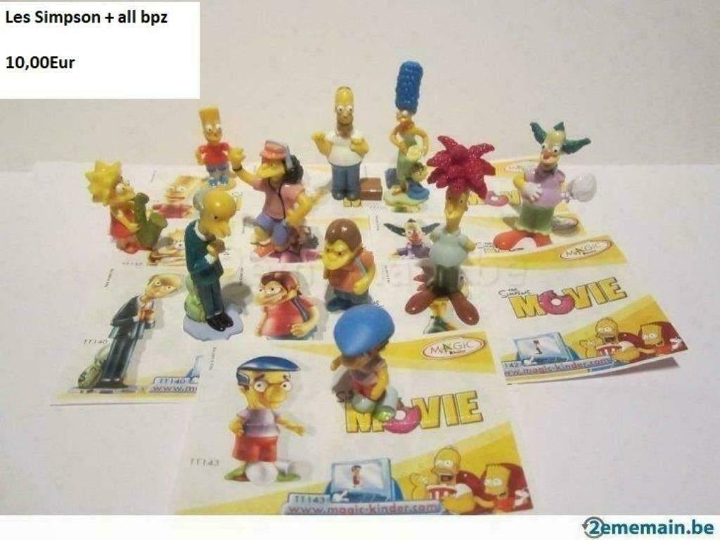 Séries Kinder surprises complètes - Prix sur les photos, Verzamelen, Verrassingseieren, Ophalen of Verzenden, Zo goed als nieuw