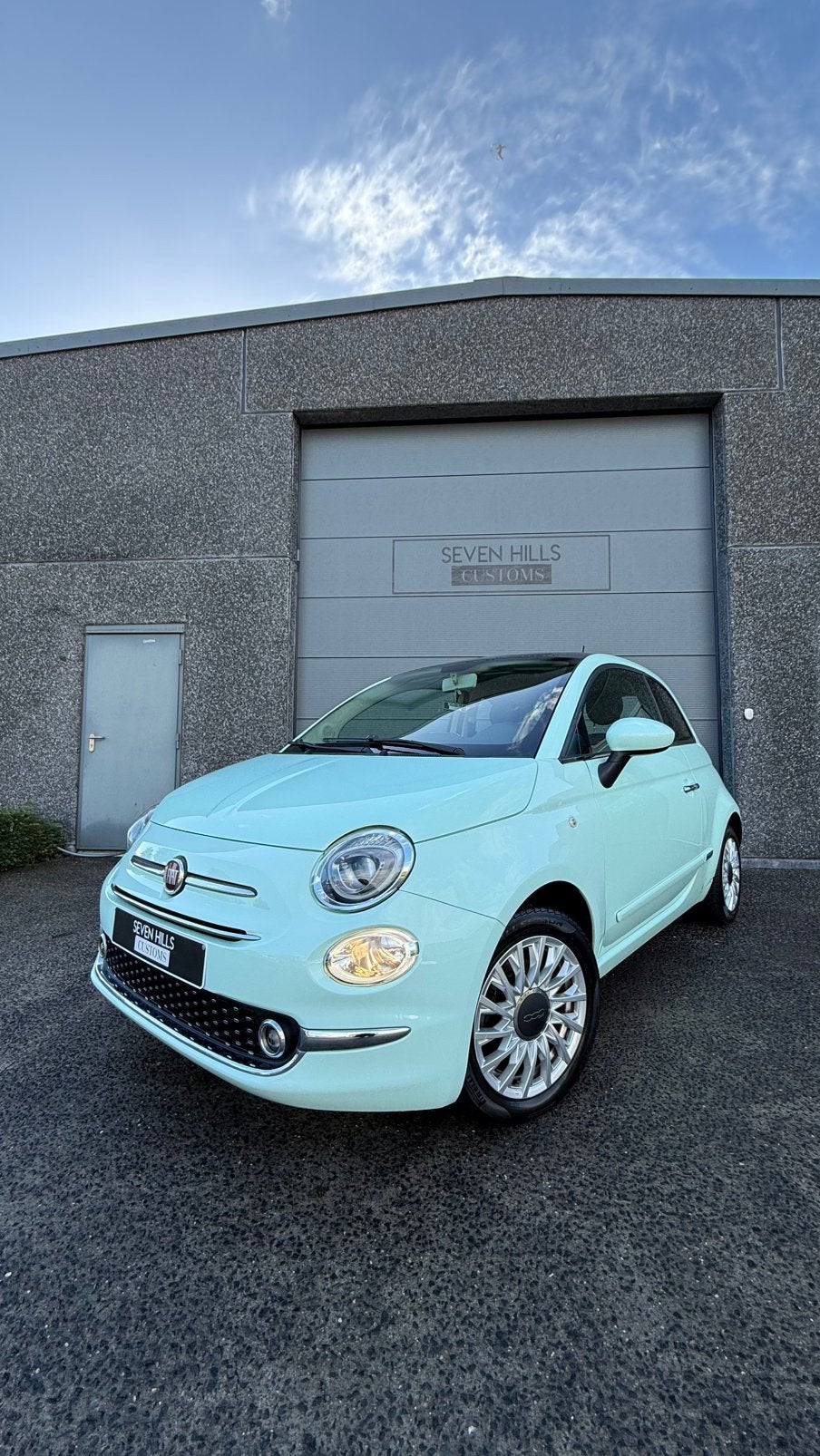 Fiat 500 / Facelift / opendak, Auto's, Euro 6, Bedrijf, Handgeschakeld, Te koop