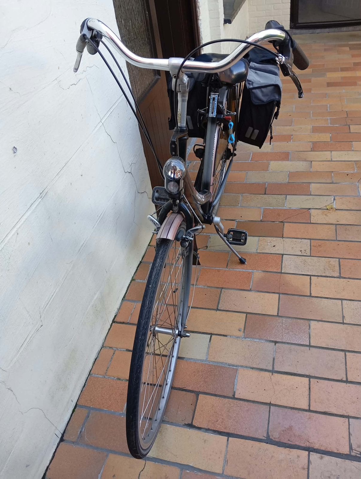 Damesfiets Norta, Ophalen