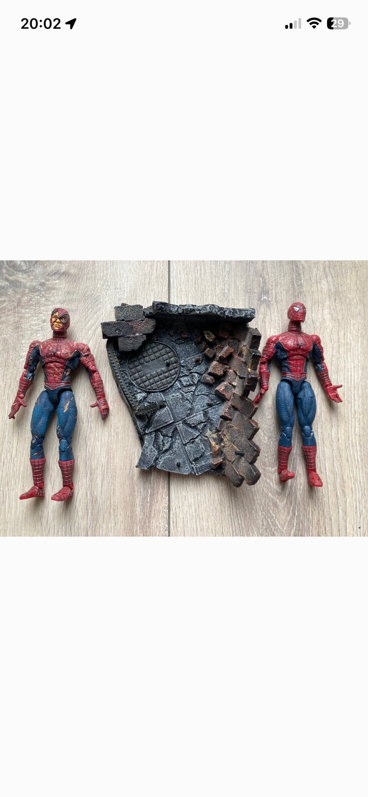 Spiderman figuren, Kinderen en Baby's, Speelgoed | Actiefiguren, Verzenden, Gebruikt