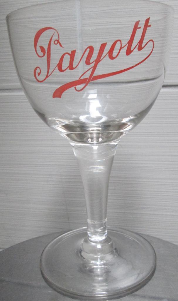 Glas 'Payott' van brouwerij Martinas (Merchtem), Verzamelen, Ophalen of Verzenden, Gebruikt, Glas of Glazen, Overige merken