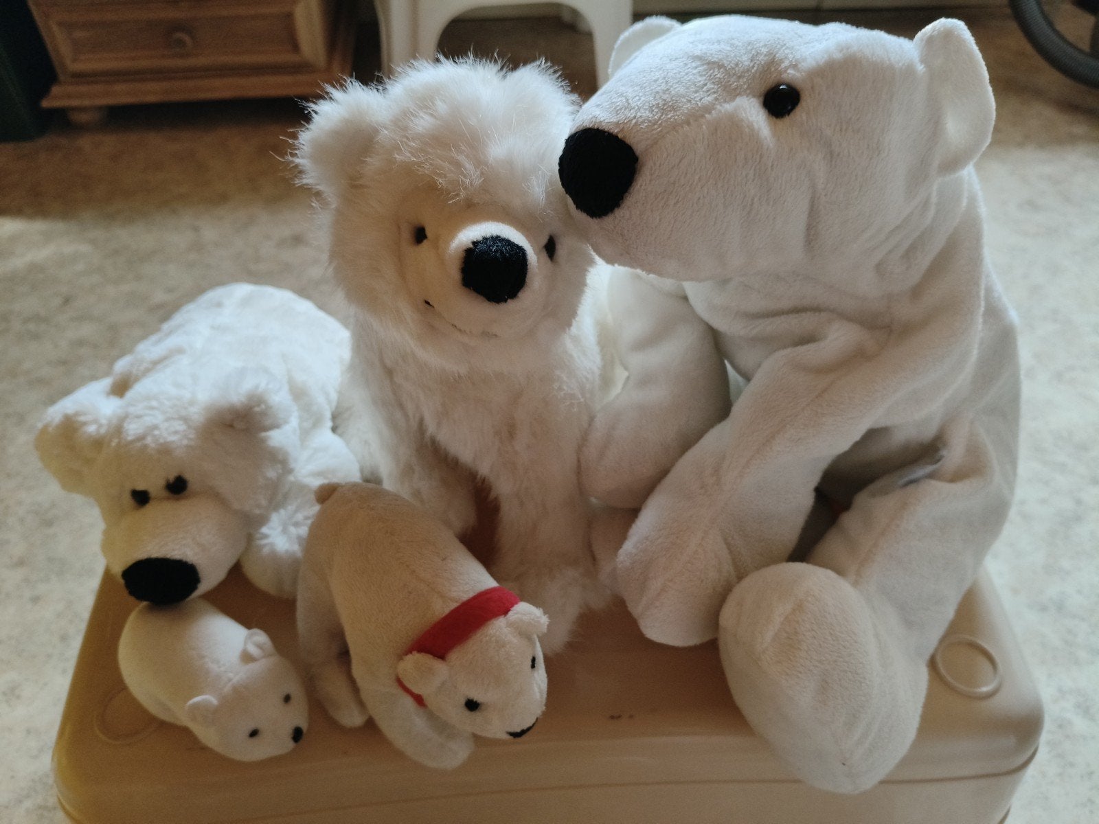 Familie ijsbeer groot en klein  knuffels, Kinderen en Baby's, Speelgoed | Knuffels en Pluche, Ophalen