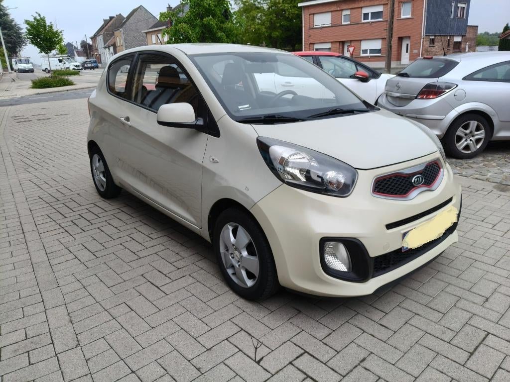 *Kia Picanto* Euro 5* Blanco Gekeurd voor verkoop, Auto's, Euro 5, Stof, Overige kleuren, USB