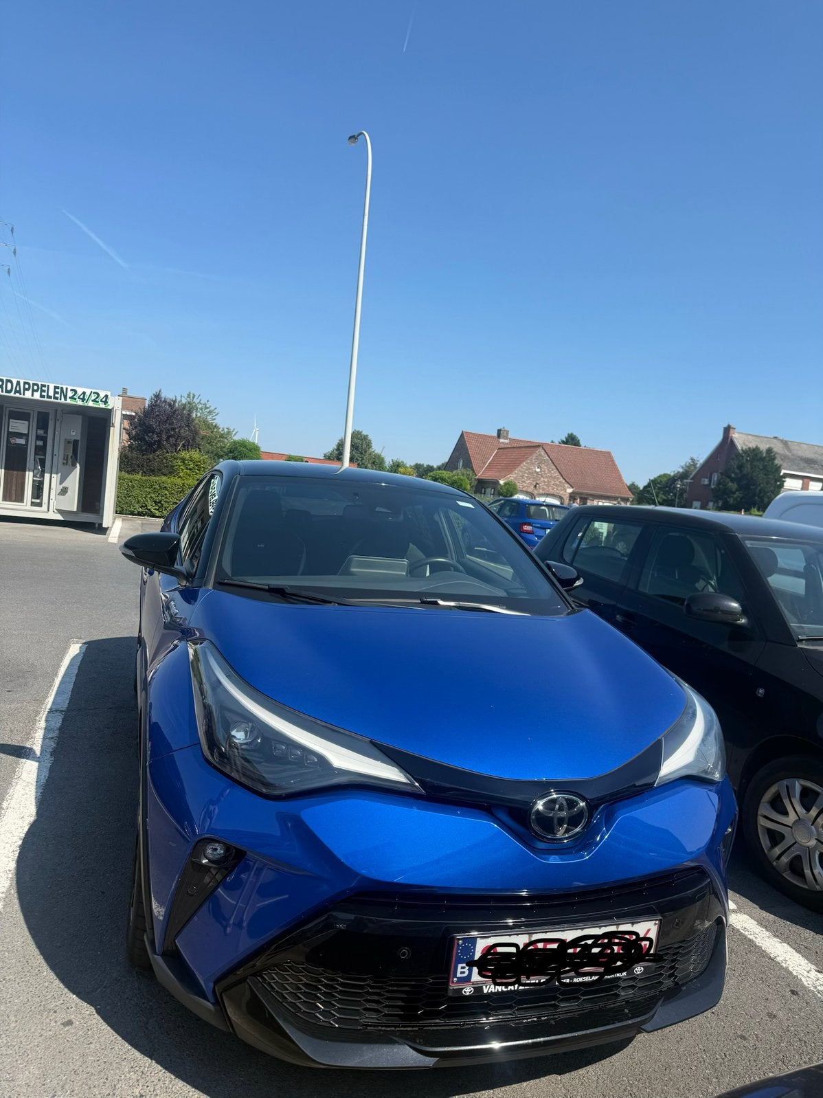 CHR toyota, Auto's, Automaat, Zwart, Blauw, Leder