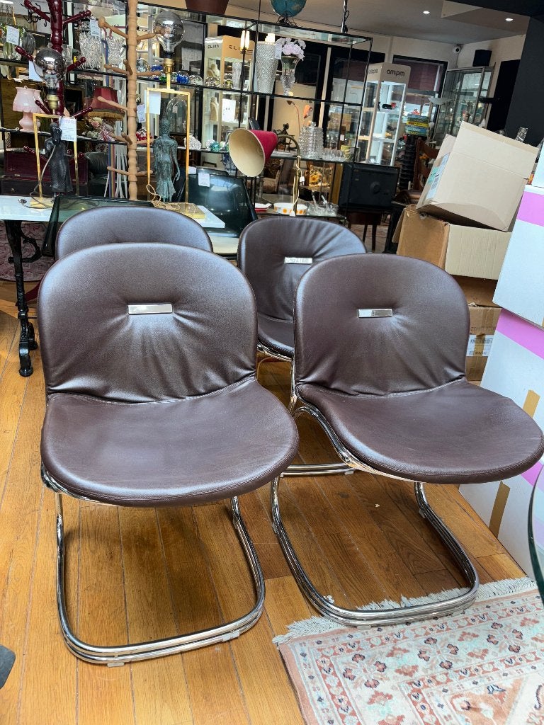 4 Chaises sabrina Ann 70, Maison & Meubles, Enlèvement ou Envoi, Sabrina, ., .