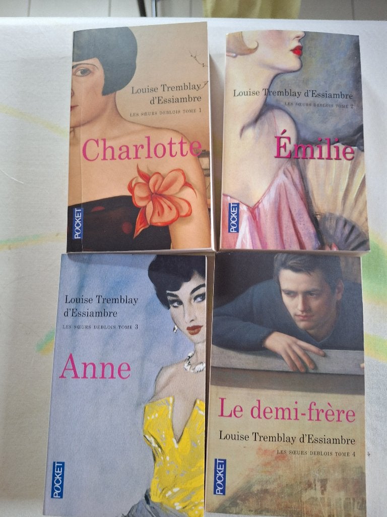 les 4 tomes des sœurs Deblois de Louise Remblay d'Essiambre, Enlèvement ou Envoi, Neuf, Louise TRamblay d'Essiambre