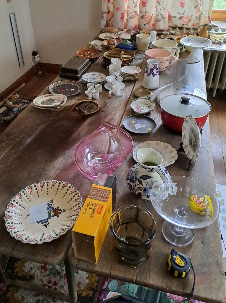 Lot de vaisselle pour brocante, Divers, Enlèvement, Utilisé