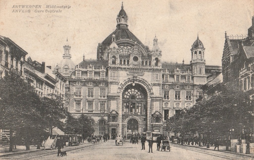 ANTWERPEN -  Middenstatie ( Legerpost + 105 jaar oud ), Verzenden, Voor 1920, Gelopen, Antwerpen