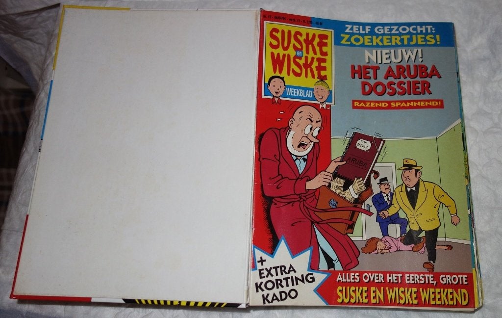 Suske en Wiske Weekblad in verzamelmap 1994 nr 15 tot 39., Verzenden, Zo goed als nieuw, Willy Vandersteen, Complete serie of reeks