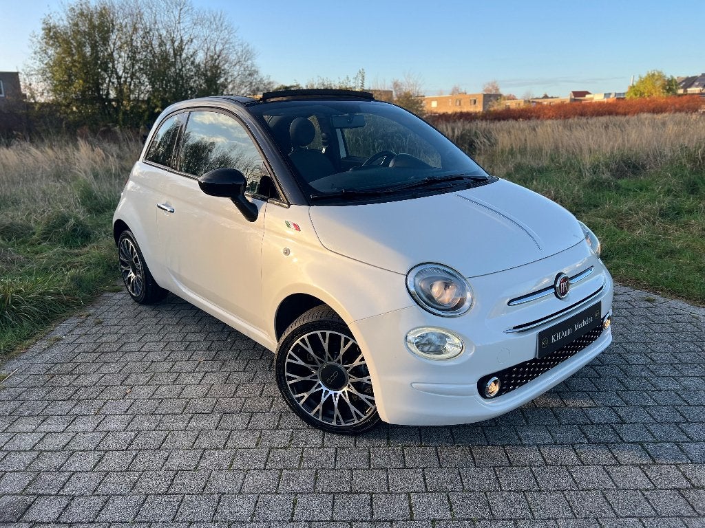 Fiat 500C Cabrio ''120th Edition''  Automaat Airco CarPlay, Auto's, Automaat, 4 cilinders, USB, 500C