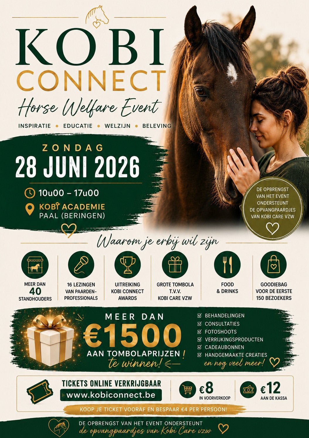 28 juni - Kobi Connect Horse welfare event, Animaux & Accessoires, Chevaux