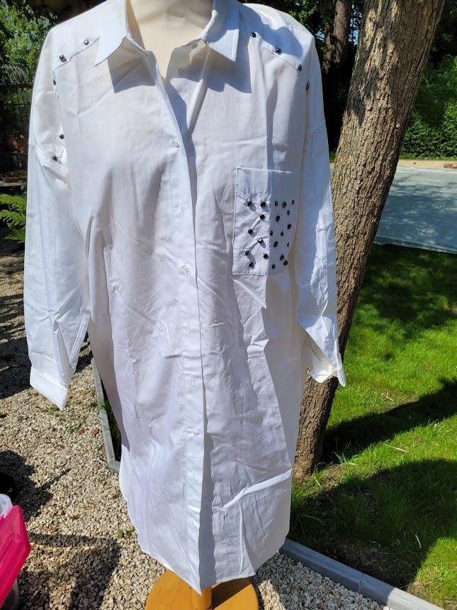 robe Zara blanche large, Taille 42/44 (L), Enlèvement ou Envoi, Zara, Comme neuf