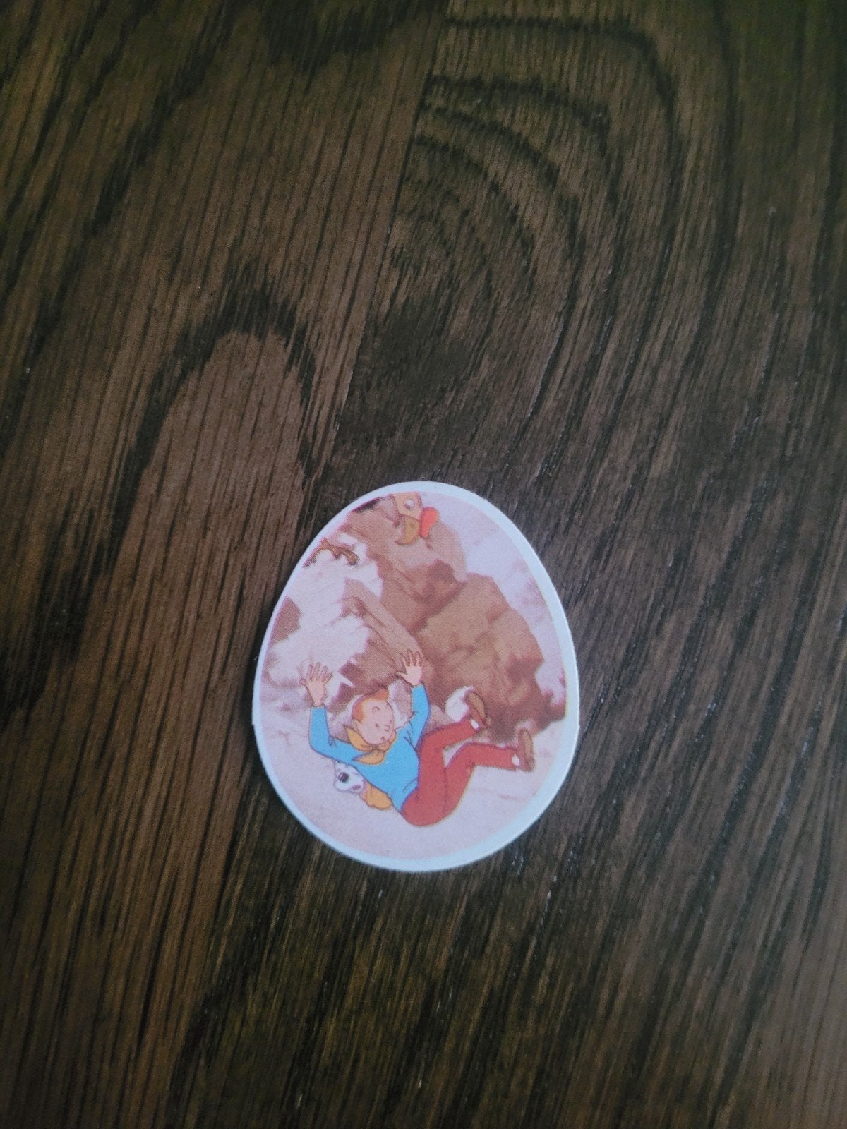 oude stickers Kuifje 1972, Ophalen of Verzenden