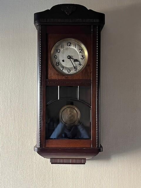 Decoratieve vintage wandklok – klassiek en sfeervol, Antiek en Kunst, Ophalen
