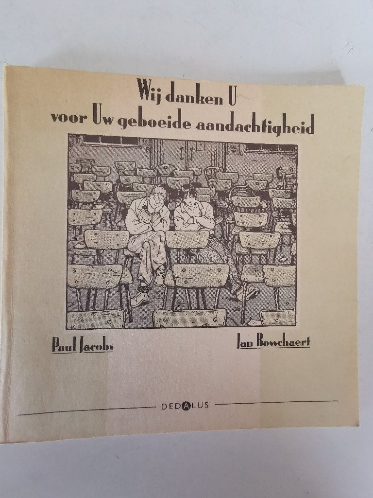 Jan Bosschaert Paul Jacobs - Zeldzaam en gesigneerd, Boeken, Gelezen, Eén stripboek, Ophalen of Verzenden, Paul Jacobs, Jan Bosschaert