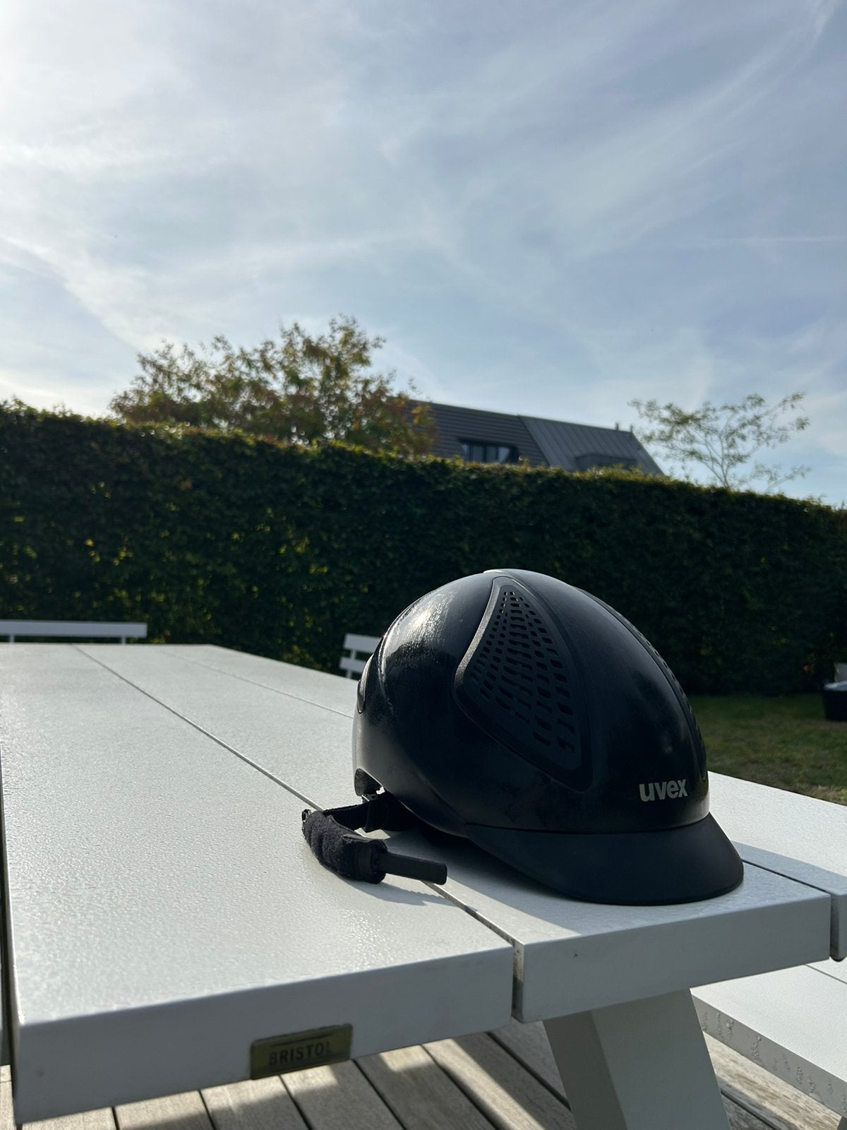 Uvex paardrijhelm, Dieren en Toebehoren, Ophalen, Zo goed als nieuw, S