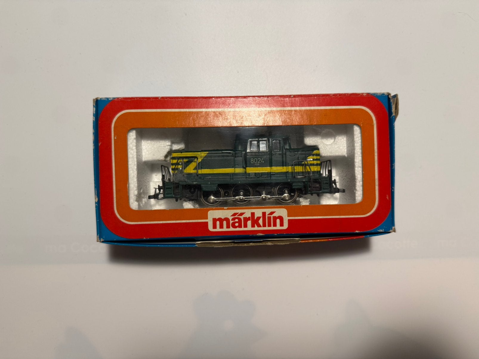 Marklin 3149 - Locotracteur 8024 SNCB - NMBS, Analogique, Enlèvement ou Envoi, Courant alternatif, Comme neuf