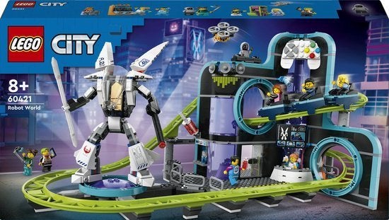 LEGO City 60421 Achtbaan in Robotwereld speelgoed, City, Lego, Nieuw, Ophalen of Verzenden