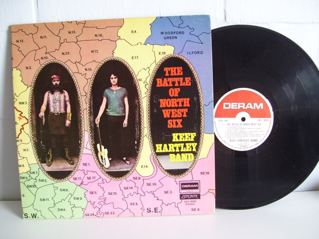 KEEF HARTLEY BAND  the battle of north west six, Cd's en Dvd's, Vinyl | Rock, LP, Gebruikt, Blues Rock, Ophalen of Verzenden