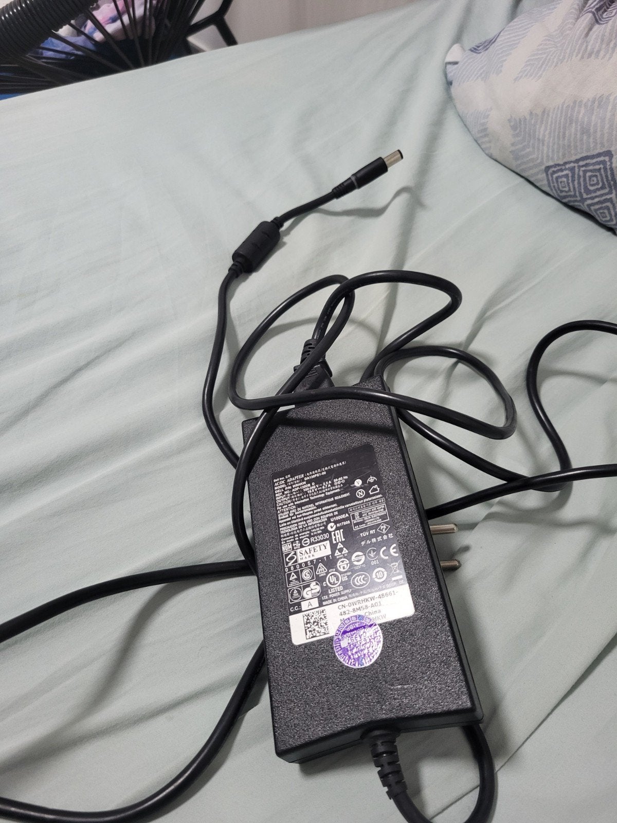 oplader latop, Enlèvement