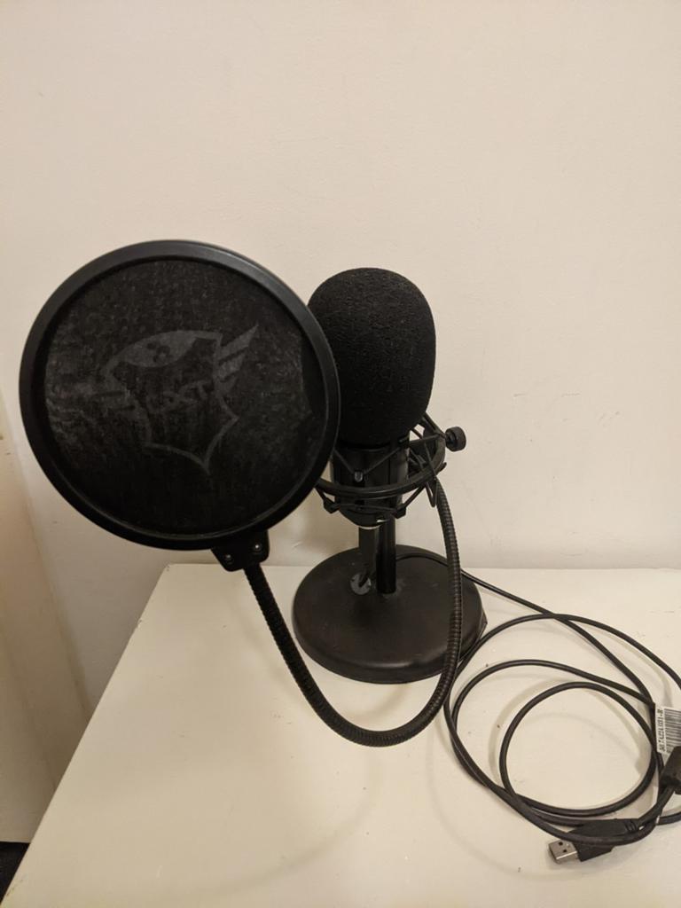 Trust GXT 252 Emita USB Studio Microfoon, Muziek en Instrumenten, Microfoons, Zo goed als nieuw, Studiomicrofoon, Ophalen of Verzenden