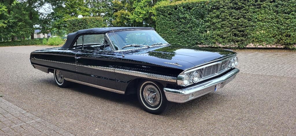 1964 Ford Galaxie cabrio, Auto's, Automaat, Achterwielaandrijving, Zwart, Cabriolet