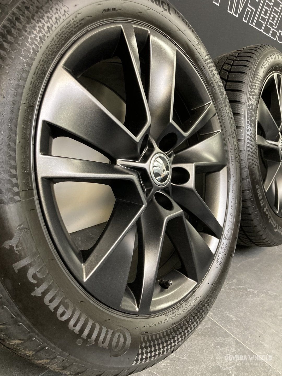 17” originele Skoda Karoq velgen + winterbanden 5x112 57A601, Pneus et Jantes, Véhicule de tourisme, -, 17 pouces