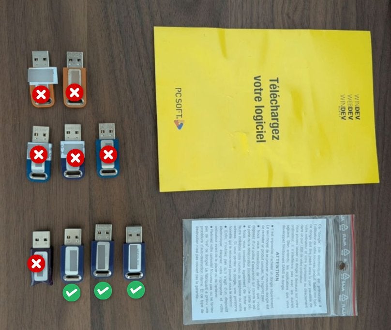 Dongles / Clé licence PC SOFT – WEBDEV 2025, Informatique & Logiciels, Enlèvement ou Envoi, Utilisé