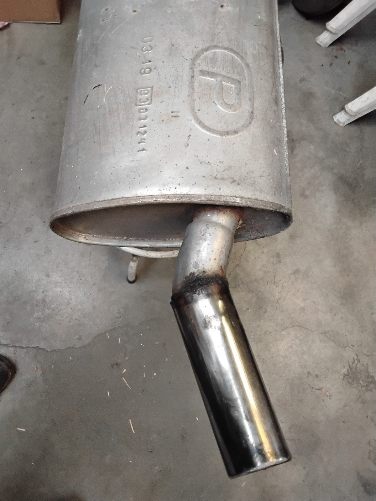Pot arriere tres bon état pour BMW E30 318i moteur M40, Enlèvement, BMW