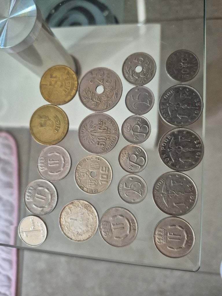 Oude Belgische munten, Ophalen of Verzenden