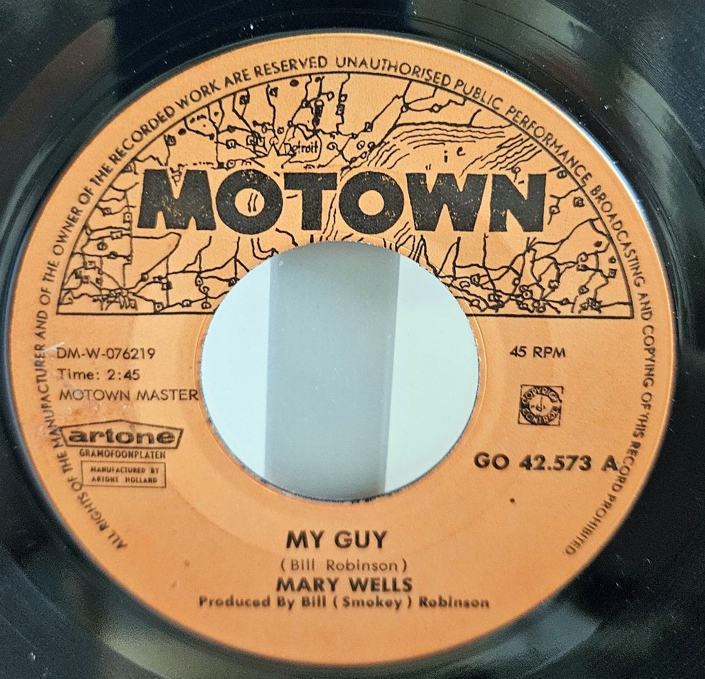 7" Single - Mary WELLS - My Guy, R&B et Soul, 7 inch, Utilisé, Autres types
