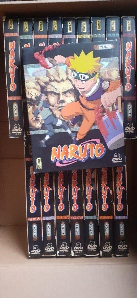 Naruto 17 coffrets, CD & DVD, Enlèvement ou Envoi, Dessin animé, Utilisé, Européen